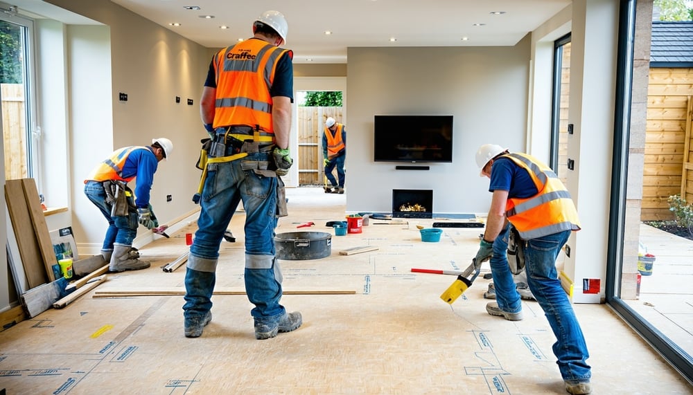 CraftEdge builders working on a home renovation in Waltham Forest