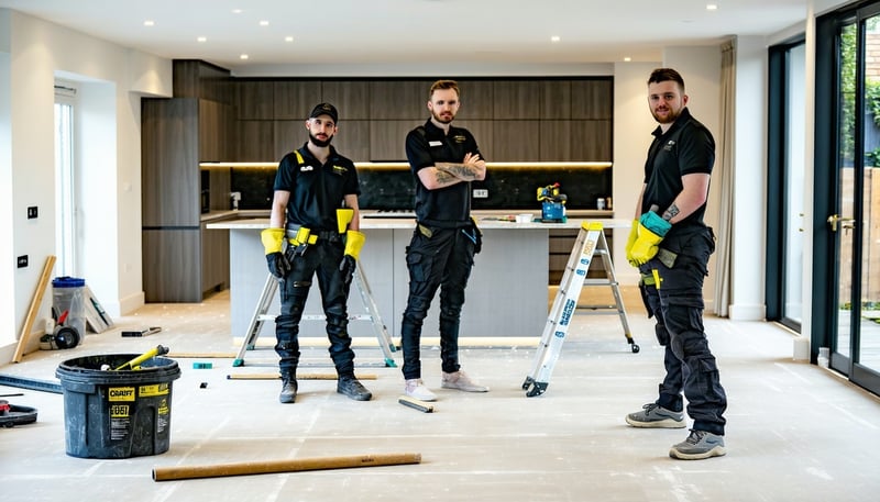 CraftEdge team working on a home renovation project in Waltham Forest